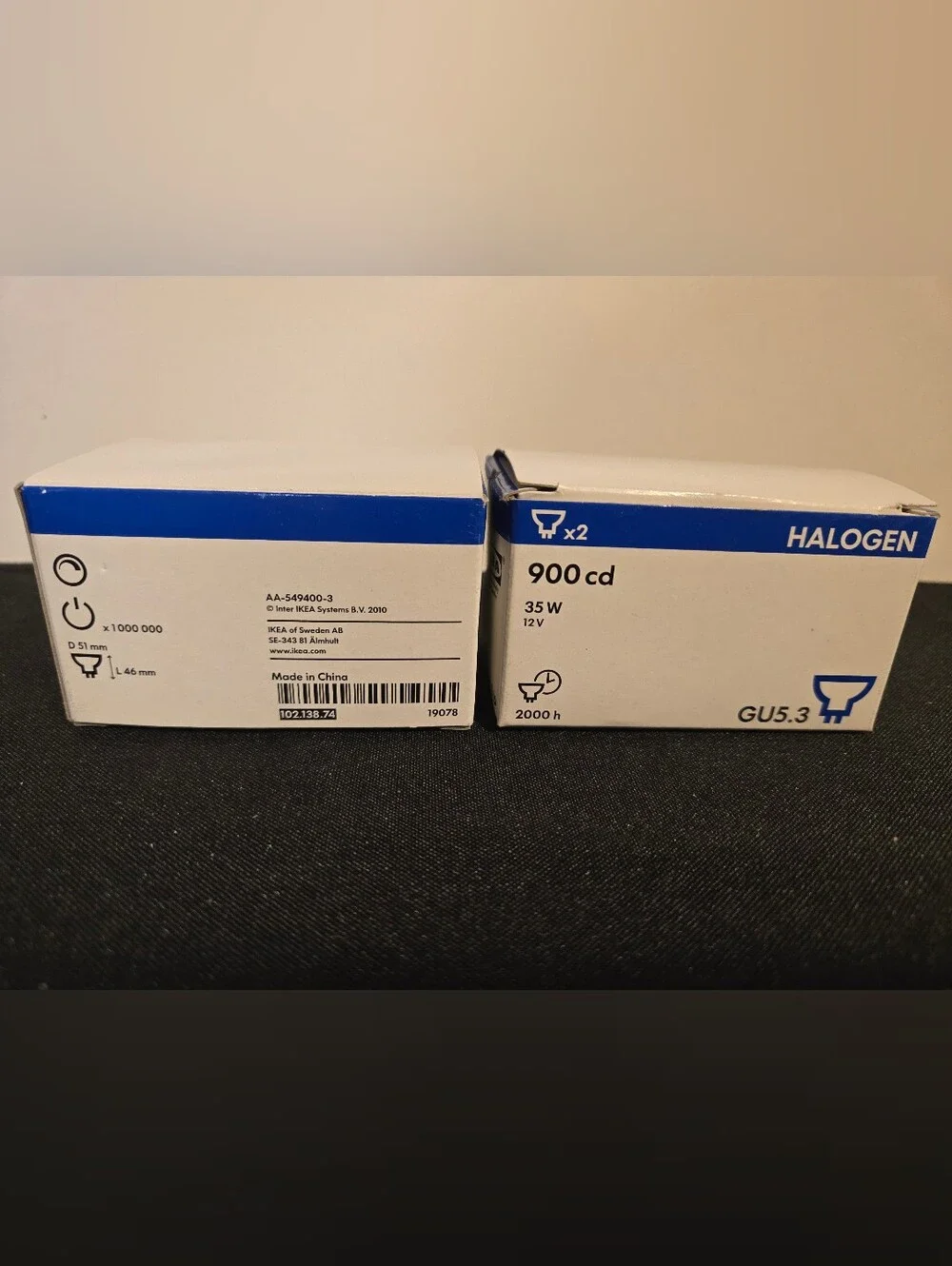 IKEA GU5.3 Base 35 W 12 V Halogen Light Bulbs [4 Total Bulbs] 102.138.74